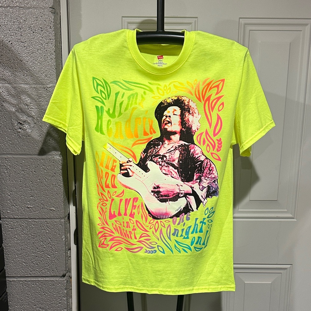 Neon Yellow Graphic Kids T-Shirt